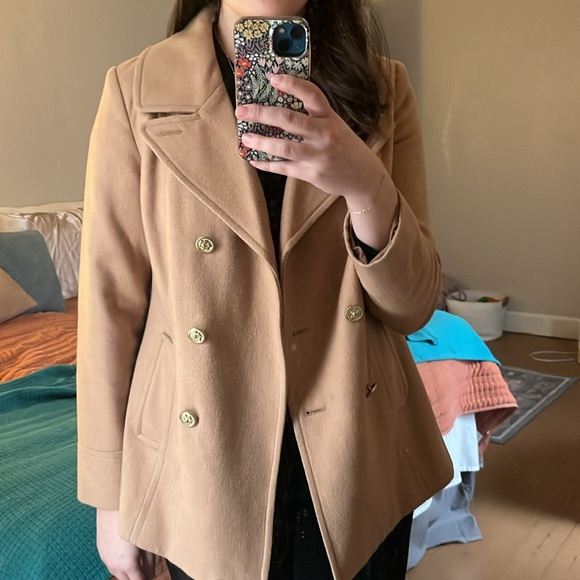 Old Navy Pea coat with gold button detail - Picture 9 of 10